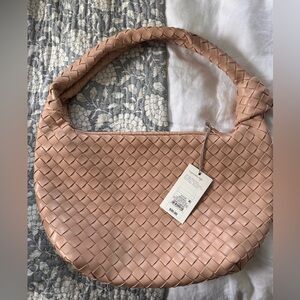 A new day Woven Bag- Tan
